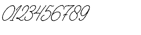 Holany Calira Italic Font OTHER CHARS