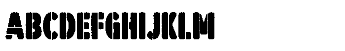 Hold Deck Regular Font UPPERCASE