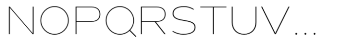Holgada Thin Font UPPERCASE