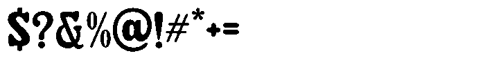 Holiday Feast Regular Font OTHER CHARS