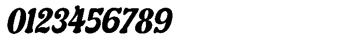 Holiday Feast Slant Regular Font OTHER CHARS