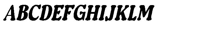 Holiday Feast Slant Regular Font UPPERCASE