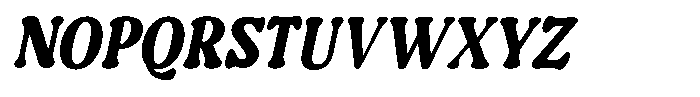 Holiday Feast Slant Regular Font UPPERCASE