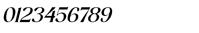Holiday Sunset Italic Font OTHER CHARS