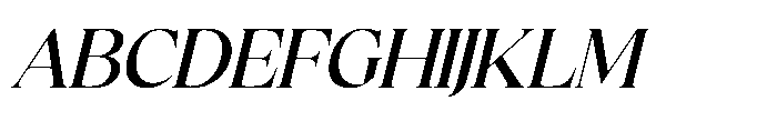 Holiday Sunset Italic Font UPPERCASE