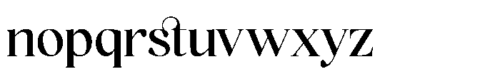 Holiday Sunset Regular Font LOWERCASE