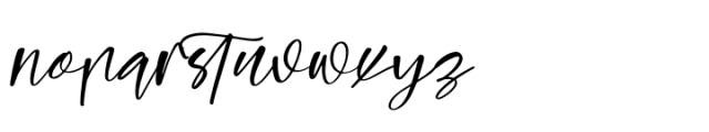 Holidays Songlife Italic Font LOWERCASE
