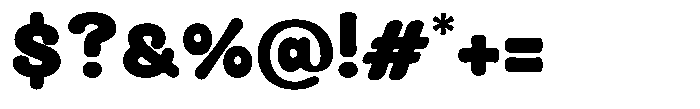 Holidough Font OTHER CHARS
