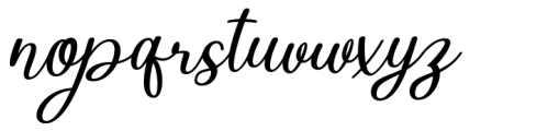 Holina Journey Italic Font LOWERCASE