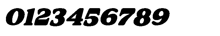 Holistic Retro Oblique Font OTHER CHARS