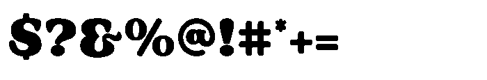 Holistic Retro Regular Font OTHER CHARS