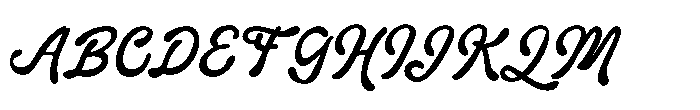 Holistical Font UPPERCASE