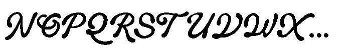 Holistical Font UPPERCASE