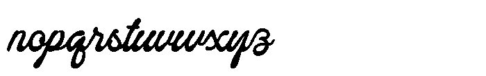 Holistical Font LOWERCASE
