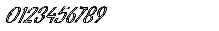 Holizone Italic Regular Font OTHER CHARS