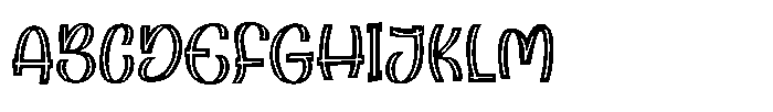 Holizone Regular Font UPPERCASE