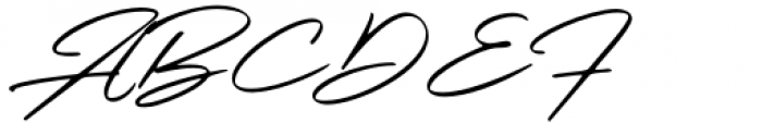 Holland Signature Script Font UPPERCASE