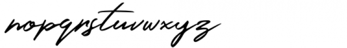 Holland Signature Script Font LOWERCASE