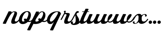 Hollyland Script Font LOWERCASE