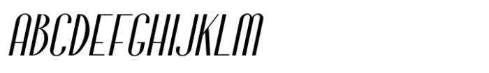 Hollywood Glamour JNL Oblique Font UPPERCASE