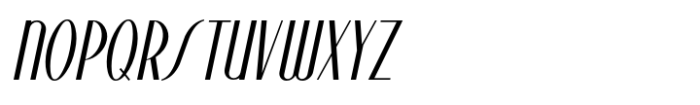 Hollywood Glamour JNL Oblique Font LOWERCASE