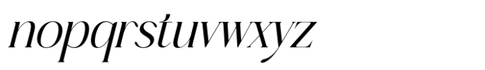 Holmesh Italic Font LOWERCASE