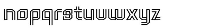 Holo Double Rounded Font LOWERCASE