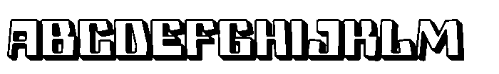 Holo Edge Four Font UPPERCASE