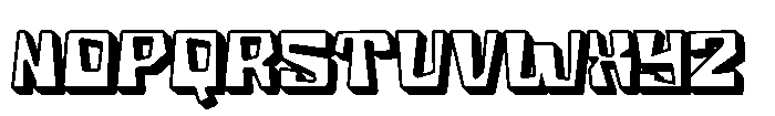 Holo Edge Four Font LOWERCASE