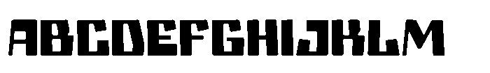 Holo Edge One Font UPPERCASE