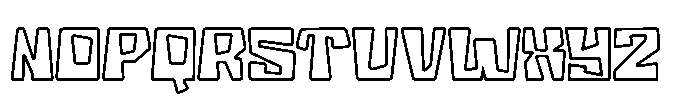Holo Edge Two Font LOWERCASE