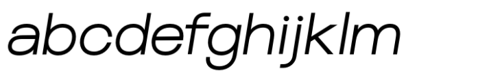 Holografik Medium Italic Font LOWERCASE