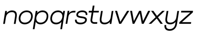 Holografik Medium Italic Font LOWERCASE