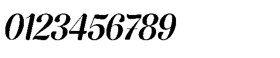 Holstein Script Italic Font OTHER CHARS