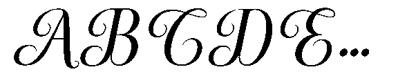 Holstein Script Italic Font UPPERCASE