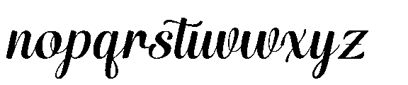 Holstein Script Italic Font LOWERCASE
