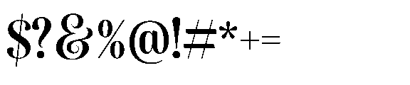 Holstein Script Regular Font OTHER CHARS