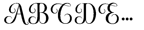 Holstein Script Regular Font UPPERCASE