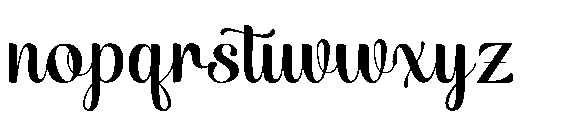 Holstein Script Regular Font LOWERCASE