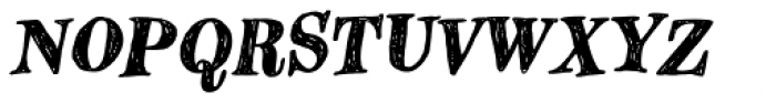 Hombre Bold Italic Font UPPERCASE