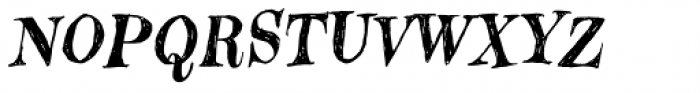 Hombre Italic Font UPPERCASE