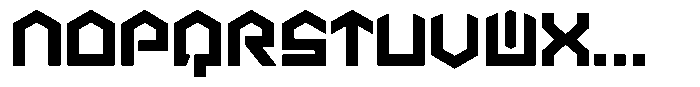 Home Display Font LOWERCASE