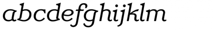 Homeland BT Light Italic Font LOWERCASE