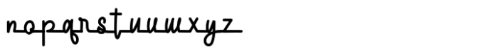 Homeless  Script Font LOWERCASE