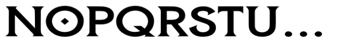 Homeric Bold Expanded Font UPPERCASE