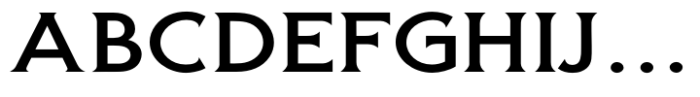 Homeric Medium Expanded Font UPPERCASE