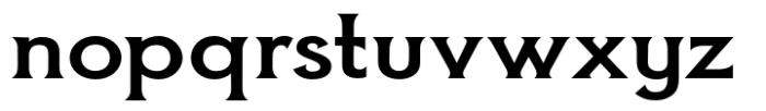 Homeric Medium Expanded Font LOWERCASE