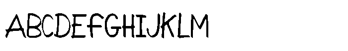 Homework Ballpoint Font UPPERCASE