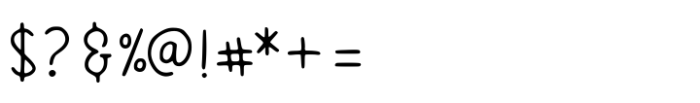 Homework Handwriting Font OTHER CHARS