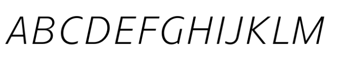 Homie Light Italic Font UPPERCASE